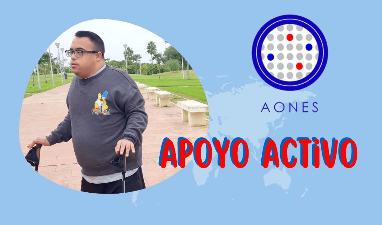 Imagen ilustrativa del artículo: persona joven con discapacidad intelectual paseando por el parque.